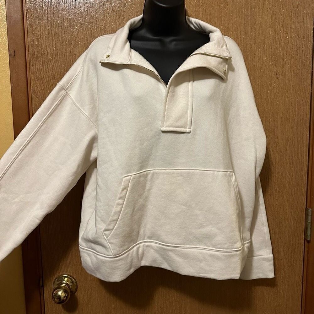 A New Day - Quarter Zip Pull Over sweatshirt women size Large